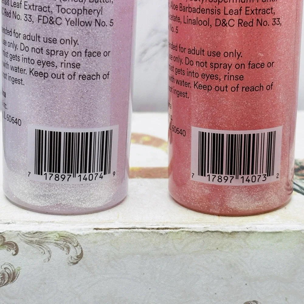 Sweet & Shimmer by Ulta Shimmer Body Mist Lot 2 Frosted Coconut Sparkling Berry